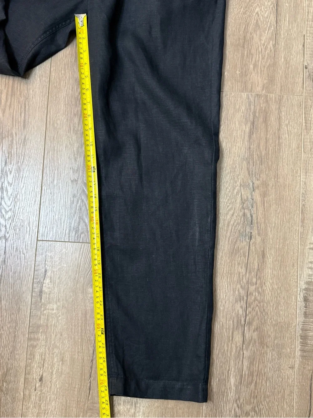 Cotton On 100% Linen Pants Black Size 30 (32)/29